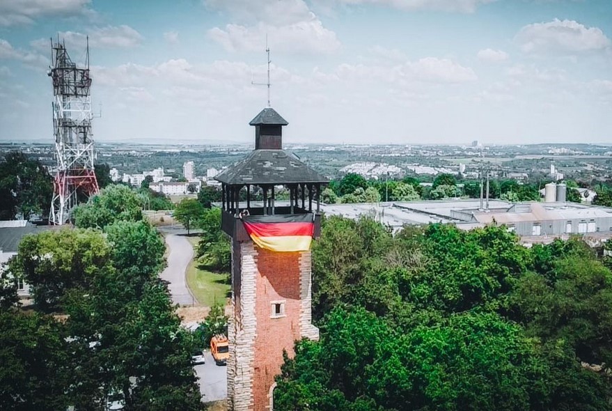 „Stolzmonat“-Aktion IB-Gruppe „Wackre Schwaben“ am Burgholzhofturm